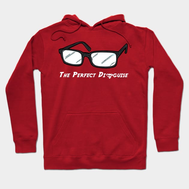 The Perfect Disguise Superhero Glasses Costume Hoodie by House_Of_HaHa